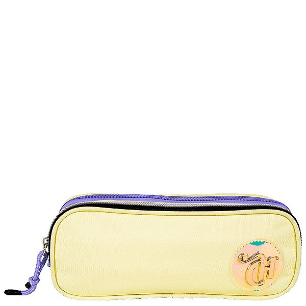 Estojo Sestini 2 Comp Capricho Candy Popcorn Amarelo