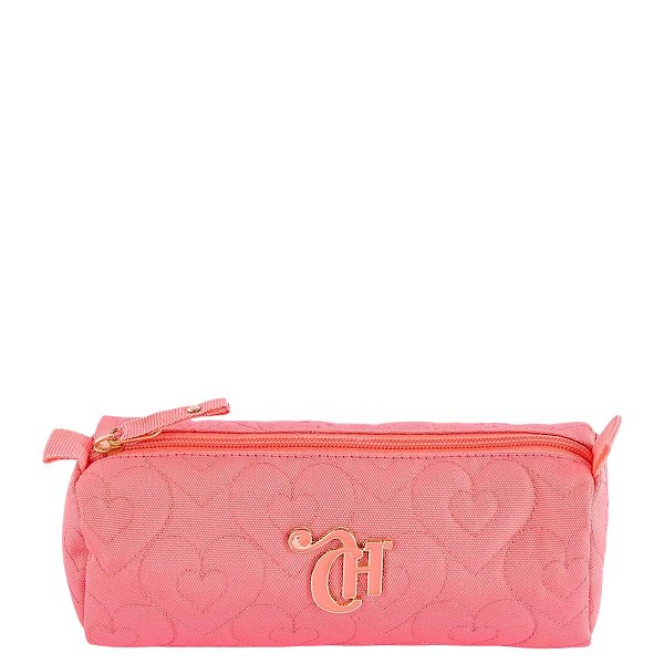 Estojo Sestini Capricho Crush Pessego Feminino Laranja