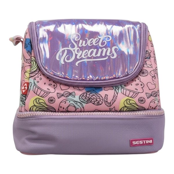 Lancheira Sestini G 2 Comp Y Dreams Colorido Feminina Lilás