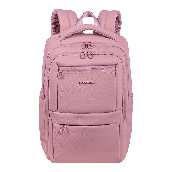 Mochila Sestini 2 comp Notebook 15pol Hydroblock F Rosa