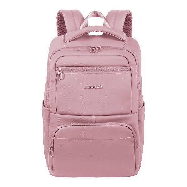 Mochila Sestini Grande Notebook 15pol Hydroblock F Rosa