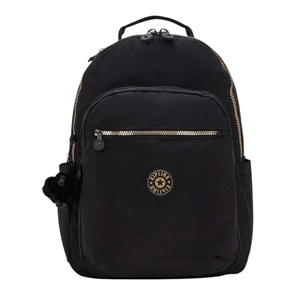 Mochila Kipling Seoul Glorious Gold Feminino Preto