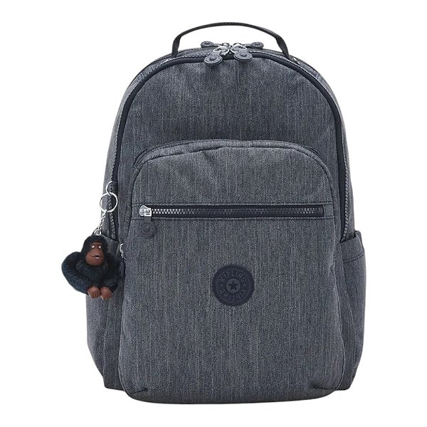 Mochila Kipling Seoul Marine Navy Lap Unissex Azul