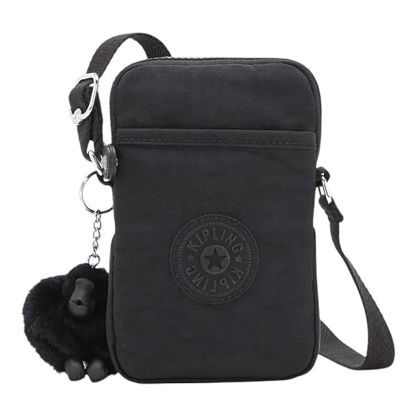 Bolsa Transversal Kipling Black Noir Tally Preto
