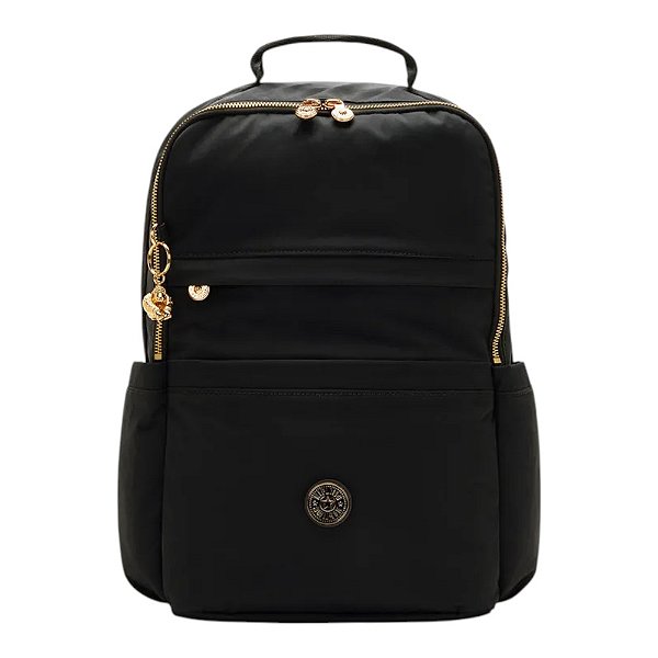 Mochila Kipling Biana Blush Gold Blck Feminino Preto
