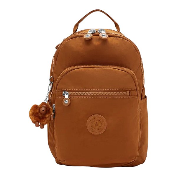 Mochila Kipling Seoul S Stylish Mokka Feminino Marrom