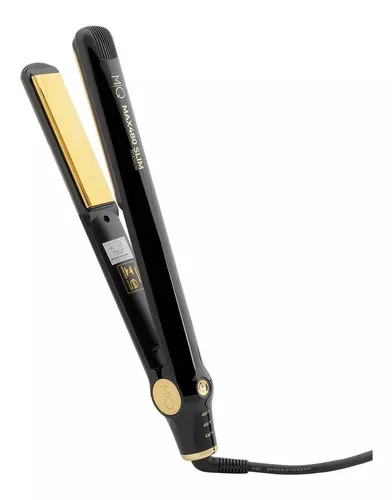 Chapinha de cabelo MQ Professional Hair Styling Max480 Slim Titanium preta Bivolt