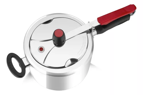 Panela De Pressão Clock Polida Fechamento Interno 4,5L de Capacidade