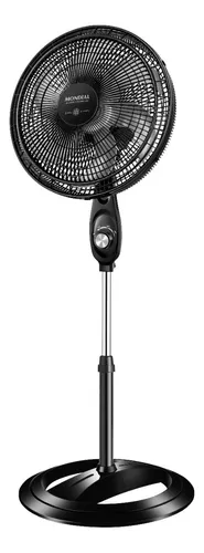 Ventilador Coluna 40cm Super Power Mondial Preto/Prata 140W VSP-40C-NB