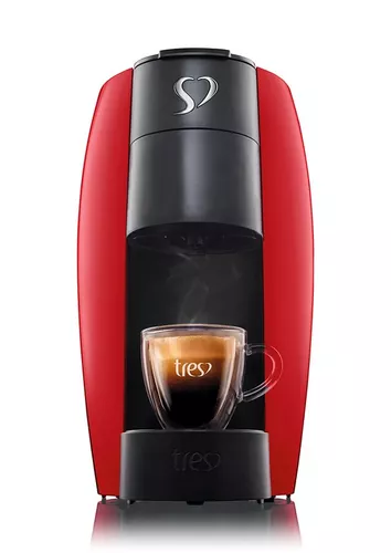Tres Corações Cafeteira Espresso Lov Automática Vermelha 220v - 127V