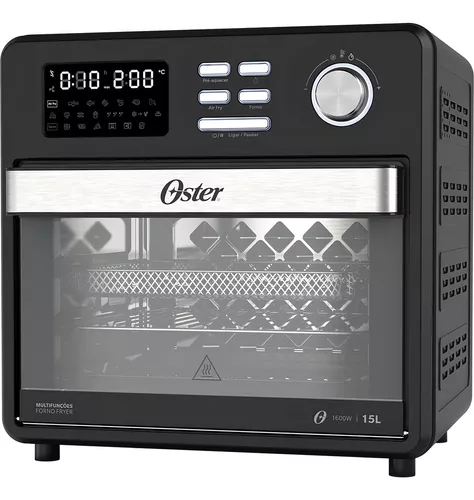 Forno e fryer 15l Oster multifunções 10 em 1 OFOR160-127