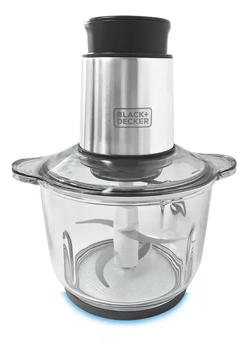 Processador de Alimentos em Inox Black Decker Modelo MP300G Tigela de Vidro 110V 2L
