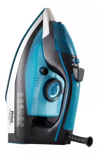 Ferro a Vapor PFV3100AZ Potência de 1680W Nano Ceramic Cor Azul Philco 127V