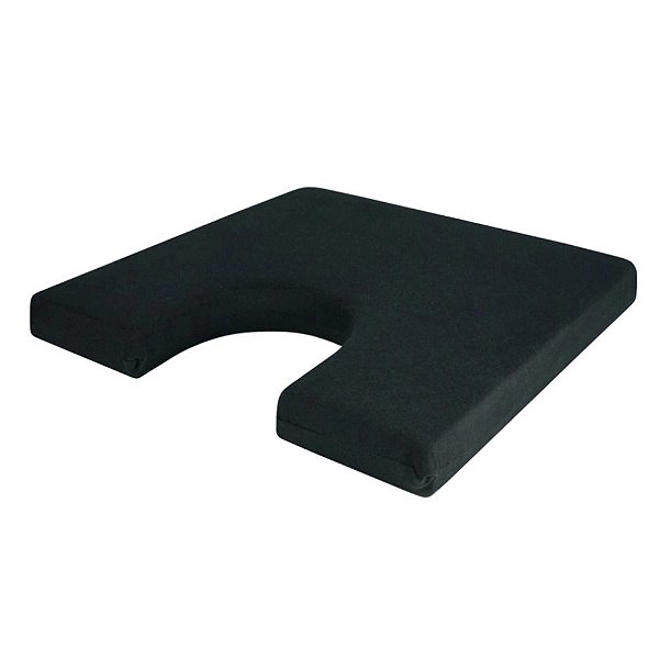 ALMOFADA PROTETOR COCCIX PERFIL BAIXO COR PRETA