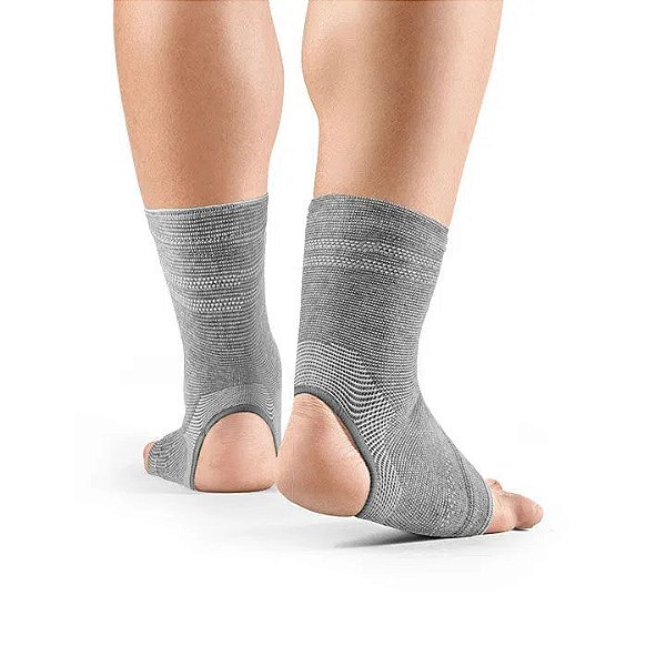 TORNOZELEIRA ELASTICA BAMBOO CINZA