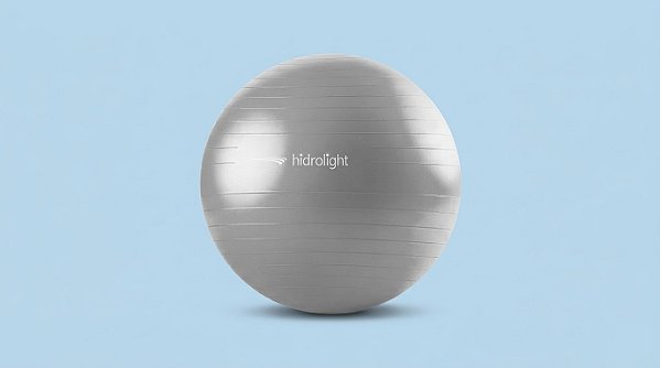 Bola de Exercócios Cinza 75 Cm