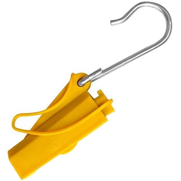 Esticador para Cabos Drop Tipo Cunha Amarelo