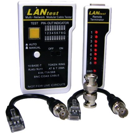Multi Testador de Cabos Rj45/11/bnc 2flex