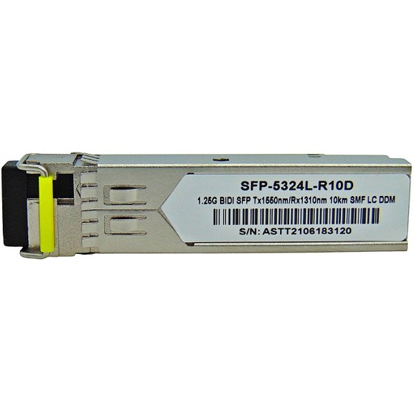 Módulo Sfp 1.25G 10km Tx1550 Rx1310nm Mono Lc Ddm 5324l-r10d