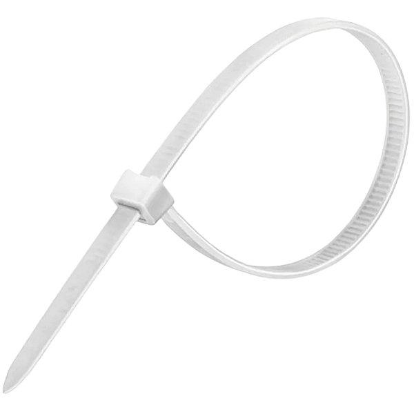 Abraçadeira Nylon Natural 10cm/2,5mm 100un Sdm