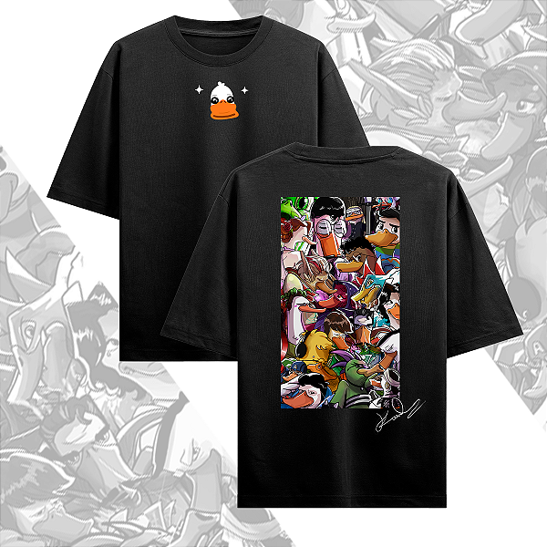 Camiseta Oversized Streetwear Pato