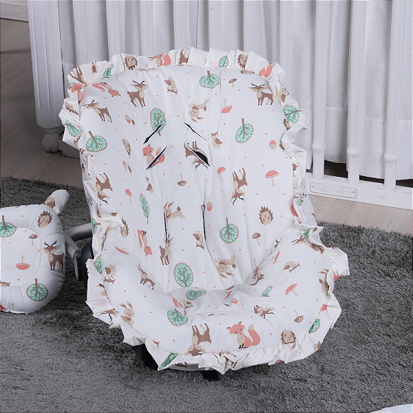 Capa Para Bebê Conforto Universal Raposa
