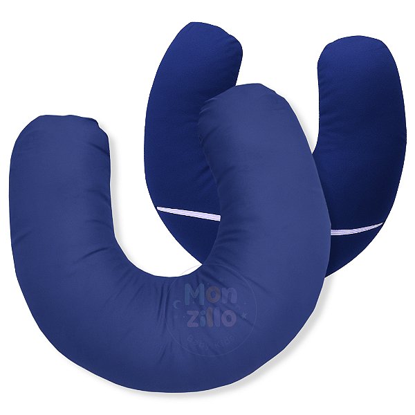 Almofada De Amamentação Micropercal 400 Fios Marinho