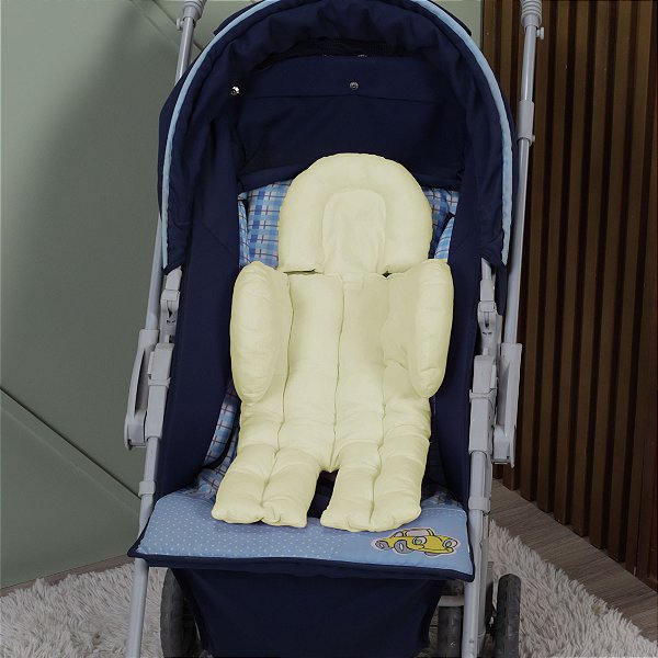 Apoio Redutor De Carrinho e Bebê Conforto Luxo Palha