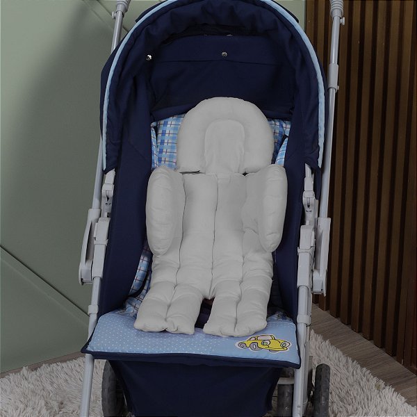 Apoio Redutor De Carrinho e Bebê Conforto Luxo Cinza