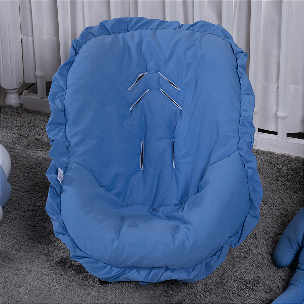 Capa Para Bebê Conforto Universal Azul Claro