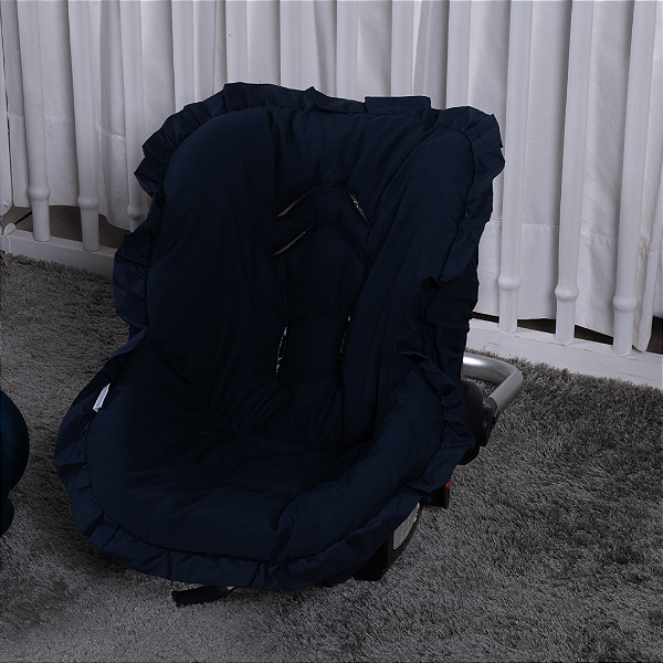 Capa Para Bebê Conforto Universal Azul Marinho