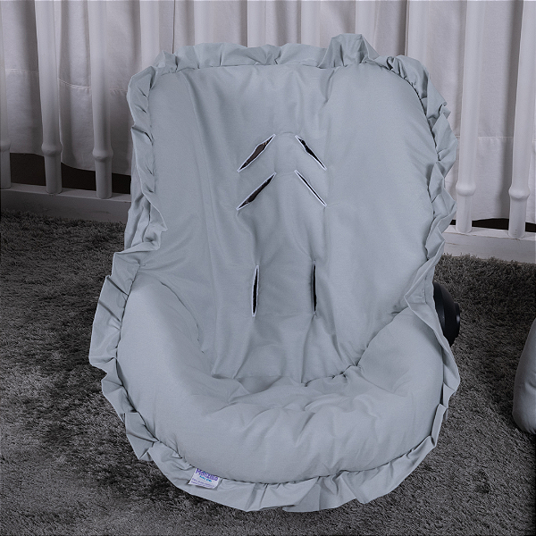Capa Para Bebê Conforto Universal Cinza