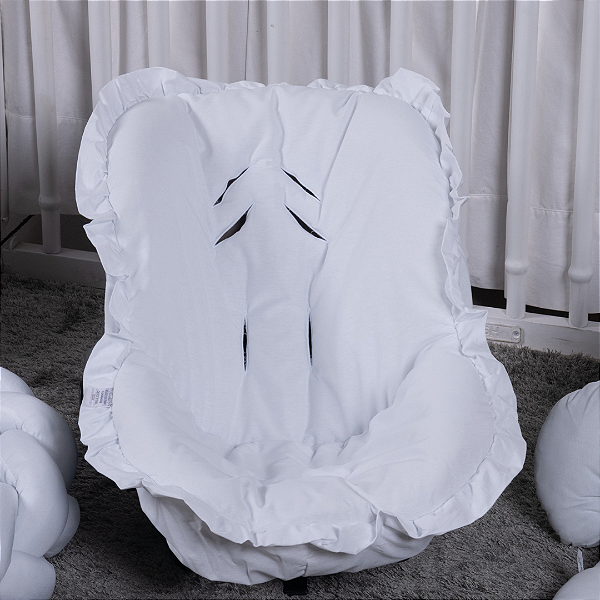 Capa Para Bebê Conforto Universal Branco