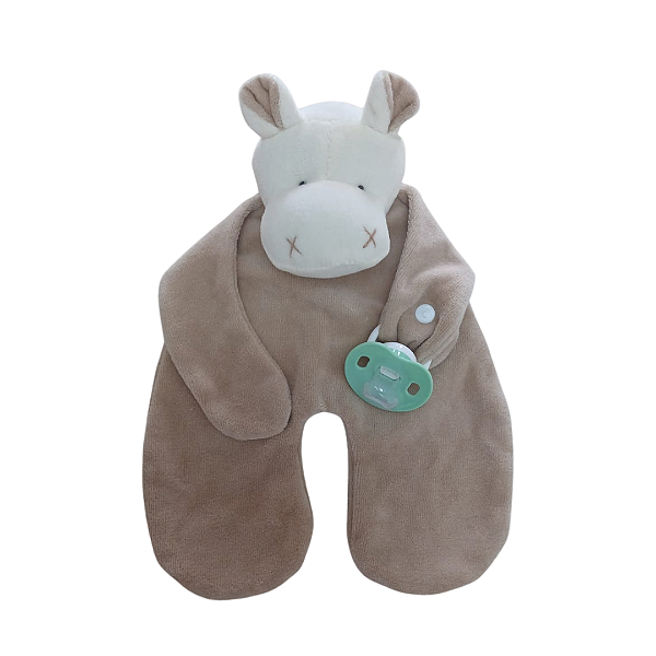 Naninha Plush Hipopótamo Caqui
