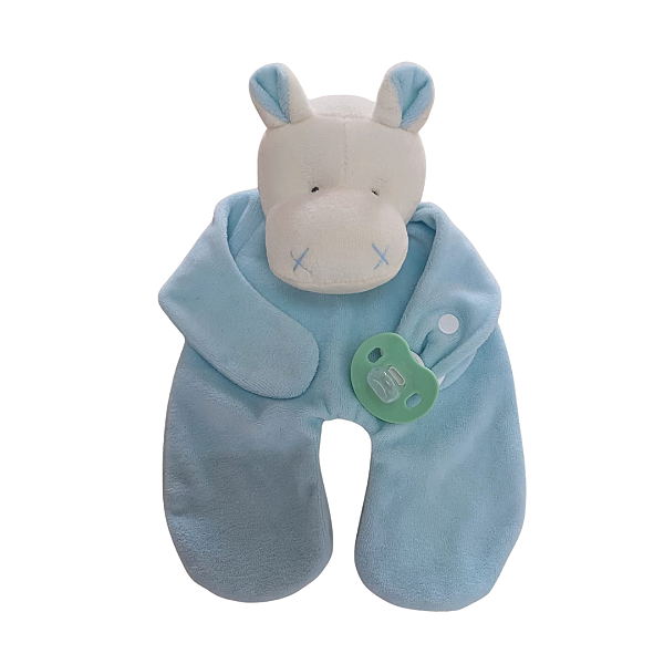 Naninha Plush Hipopótamo Azul