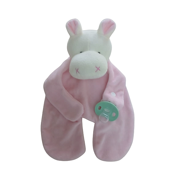 Naninha Plush Hipopótamo Rosa