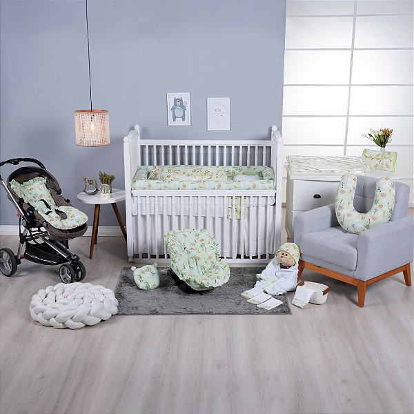Kit Enxoval de Bebê Coleção Safari Verde