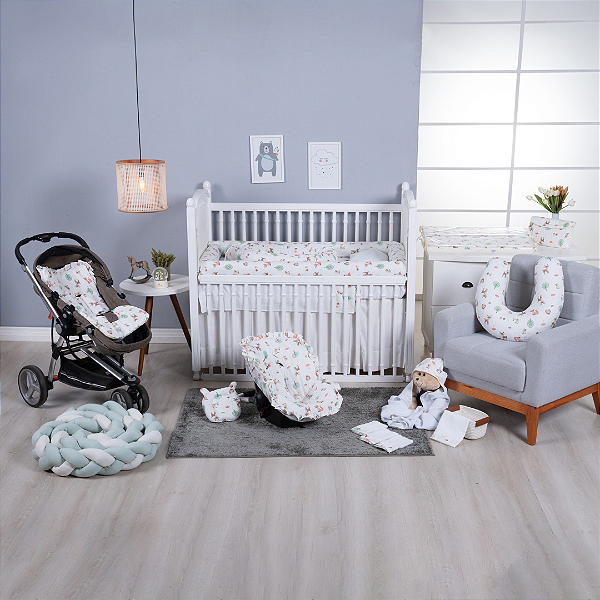 Kit Enxoval de Bebê Coleção Raposinha