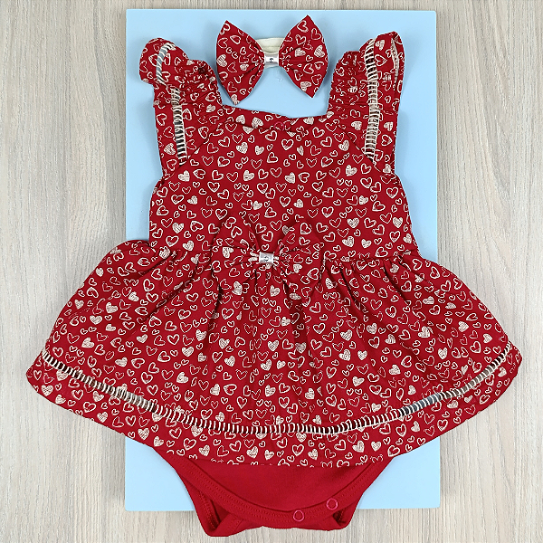 Body Vestido Coração