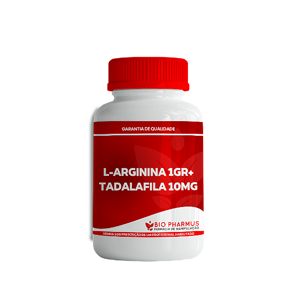 Tadalafila 10mg + L Arginina 1g - Biopharmus