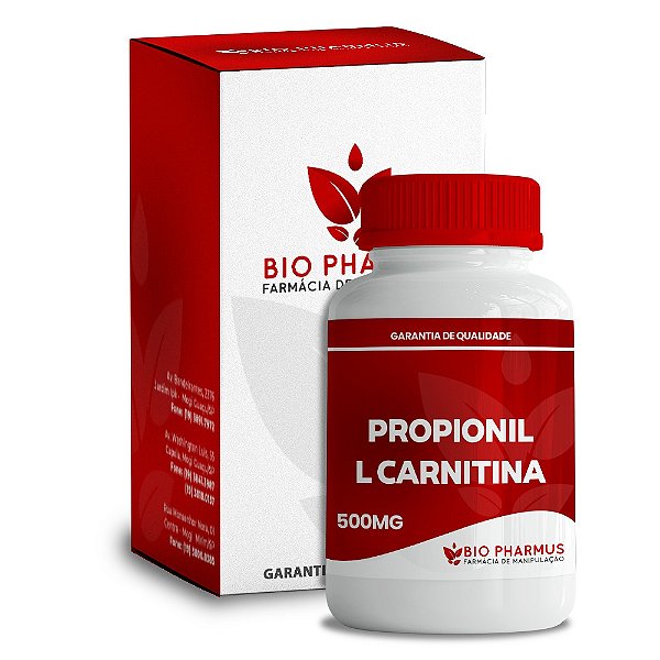 Propionil L Carnitina 500mg - Biopharmus