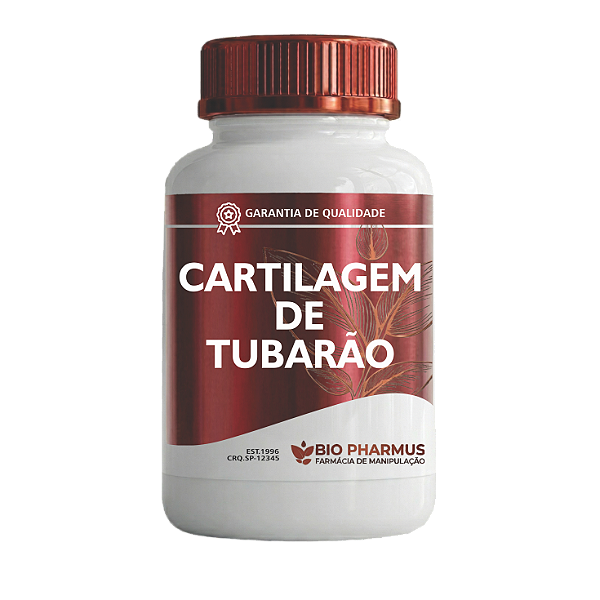 Cartilagem de Tubarão 500mg - Biopharmus