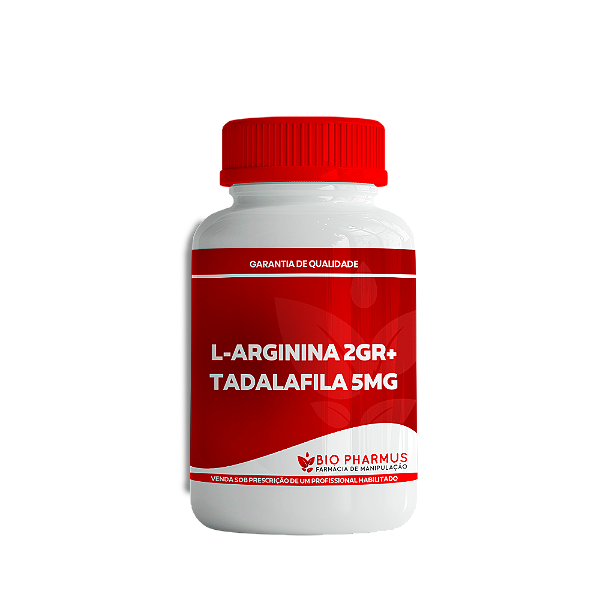 Tadalafila 5mg + L Arginina 2g - Bio Pharmus