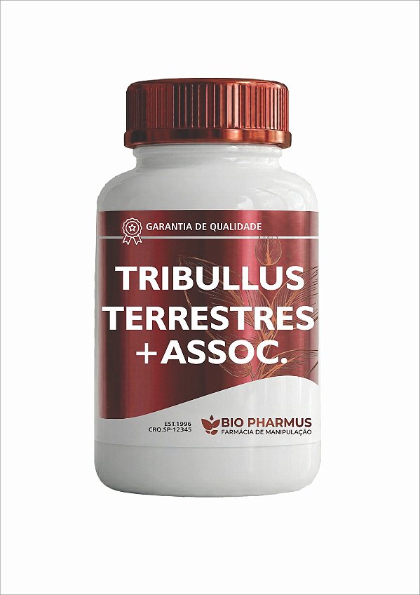 Tribullus Terrestris 150 mg + Maca Peruana 100 mg + Mucuna Pruriens 100mg (60 cápsulas) - Bio Pharmus