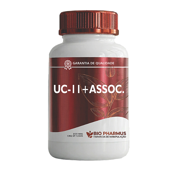UC-II 40mg + Vitamina D3 1000UI + Cálcio 500mg (30 cápsulas) - Bio Pharmus