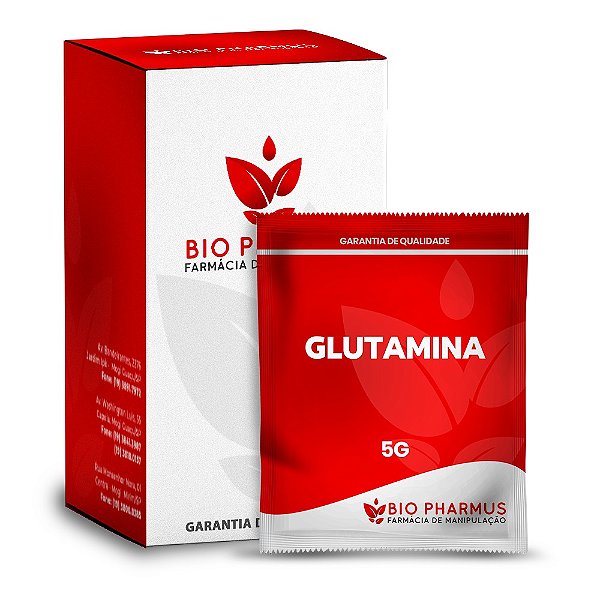Glutamina 5g - Biopharmus