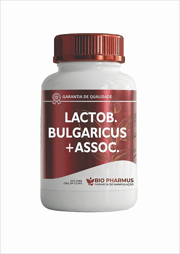 Lactobacillus bulgaricus 4 Bilhões UFC + Lactobacillus paracasei 2 Bilhões UFC - 60 cápsulas