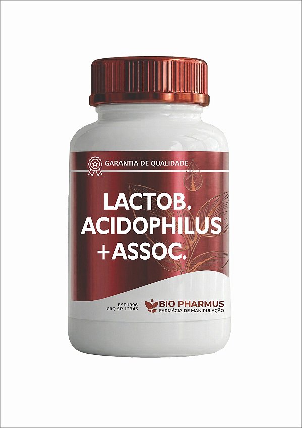 Lactobacillus acidophilus 1 Bilhão UFC + Bifidobacterium lactis 1 Bilhão UFC - Bio Pharmus
