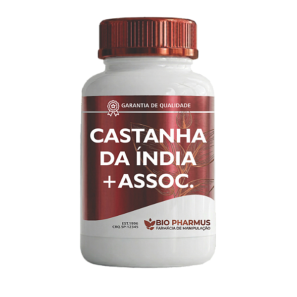 Castanha da índia 120mg + Rutina 100mg + Ginkgo Biloba 40mg - Bio Pharmus