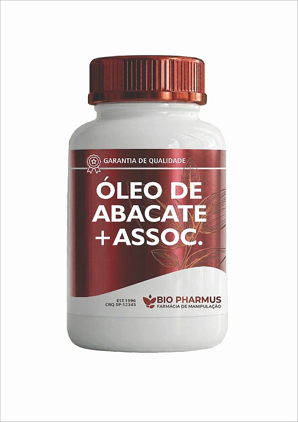Óleo De Abacate Enriquecido Com Vitaminas A, D, E e K 1000mg